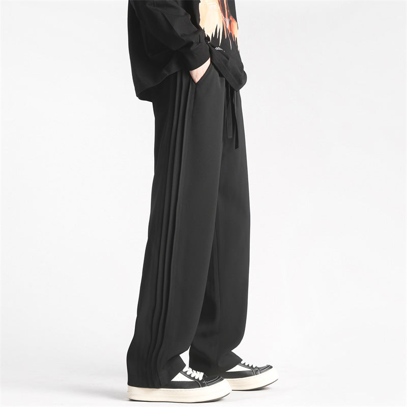 Fashionable Thin Ice Silk Suit Pants For Men