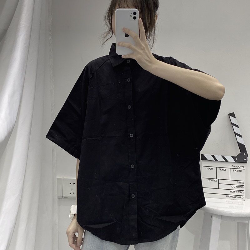Fashionable Versatile Short Sleeve Shirt For Women