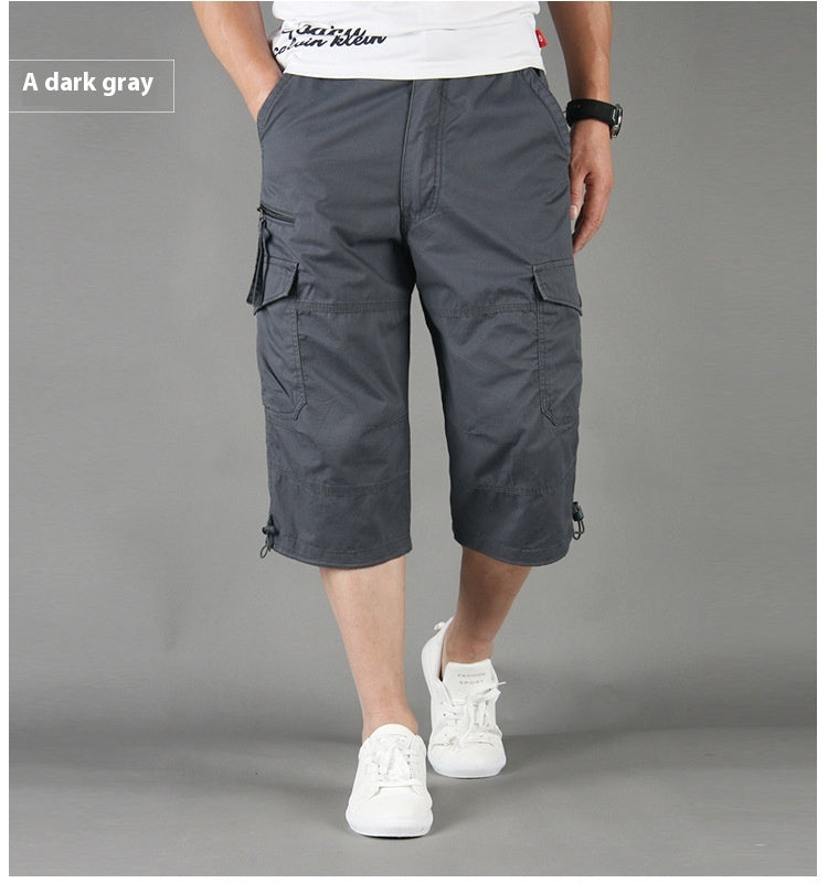 Men's Loose Thin Multi-pocket Outdoor Sports And Casual Shorts