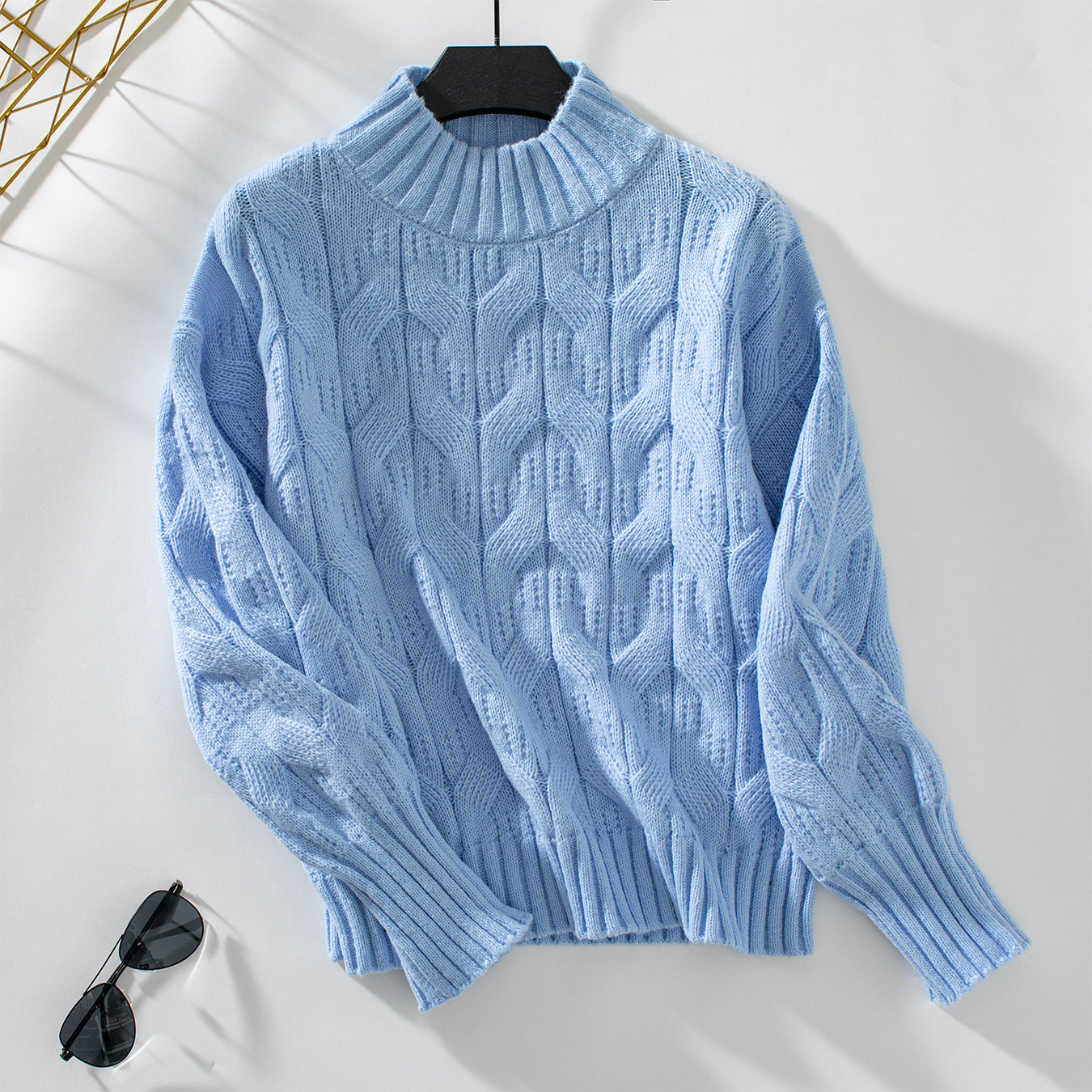 Women's Loose Twisted Pullover