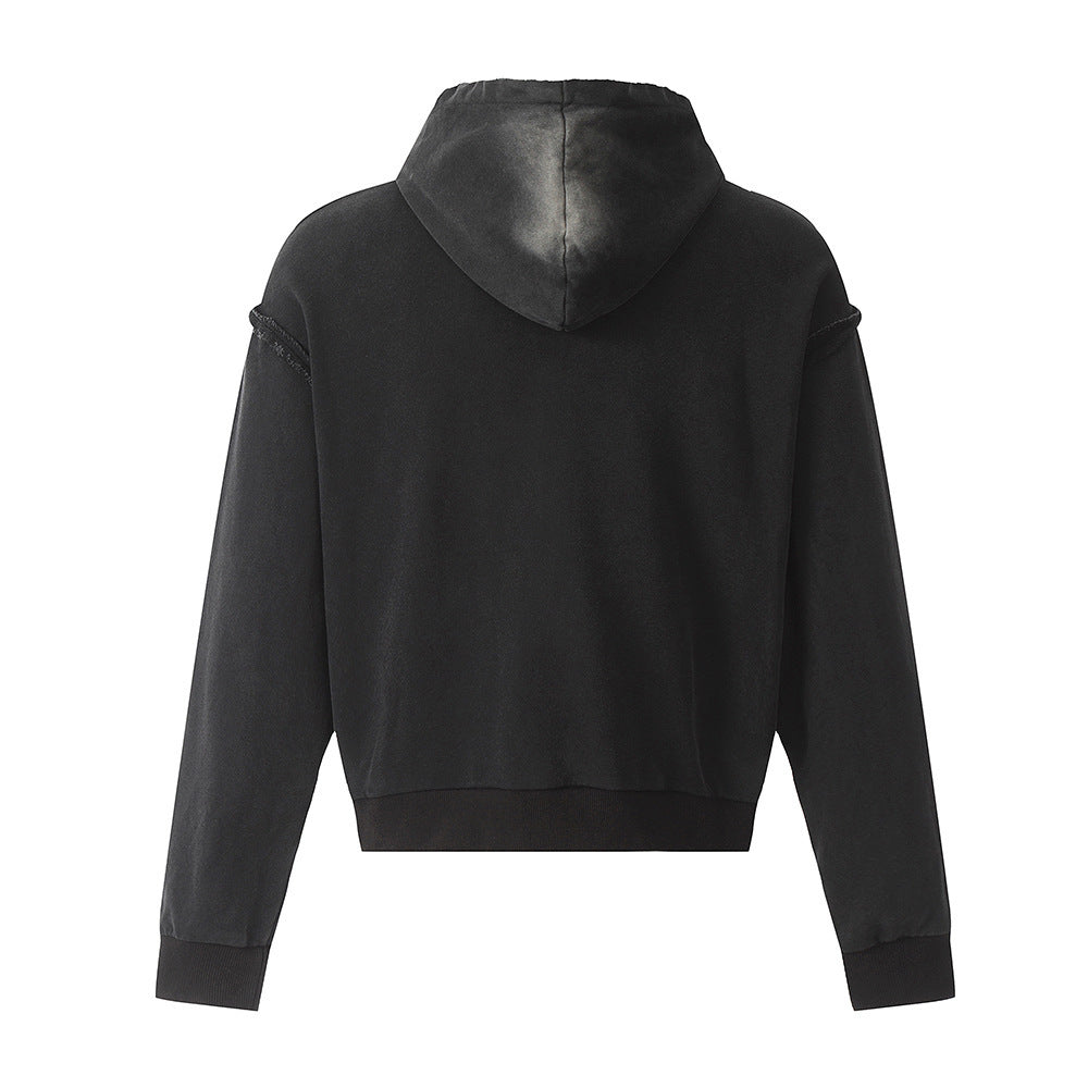 Spray Painting Old Dirty Sweater For Men