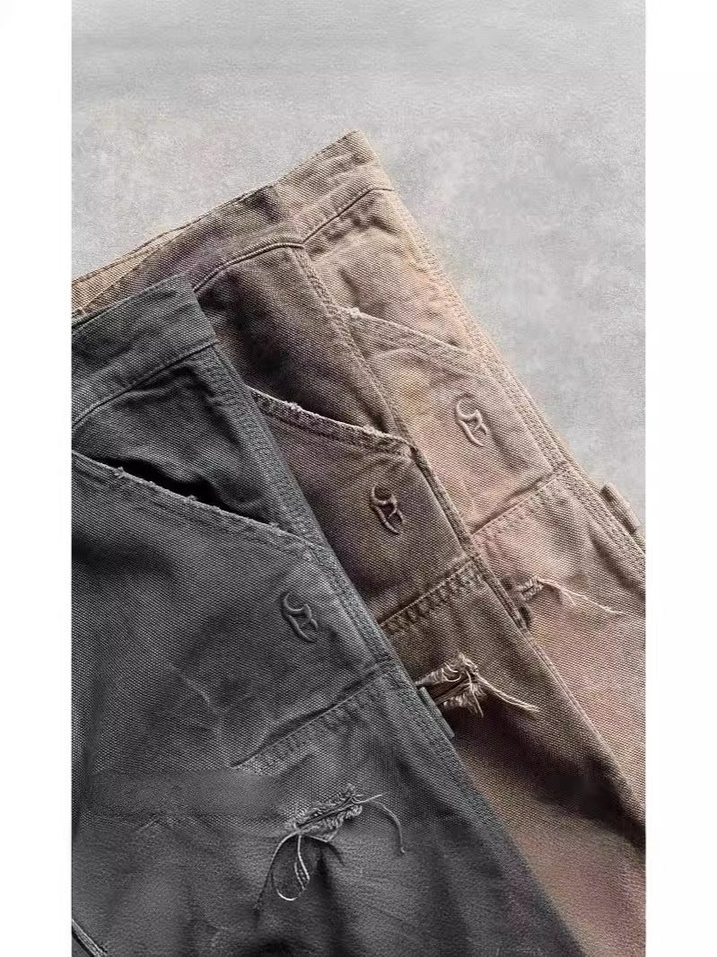 Fashion Work Clothes Men's And Women's Denim Shorts