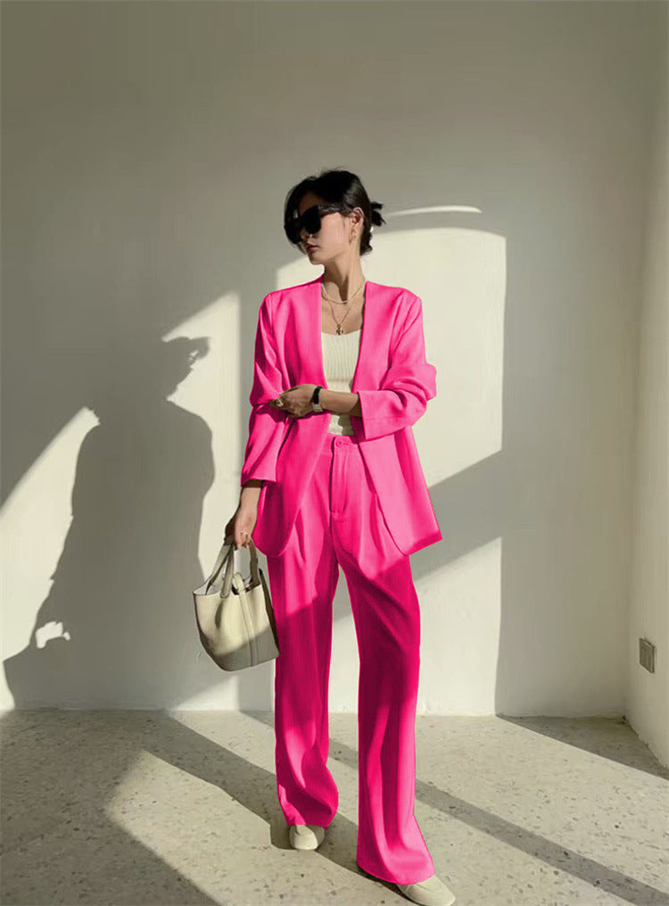 Casual Temperament Twinset Spring And Autumn Women's Suit