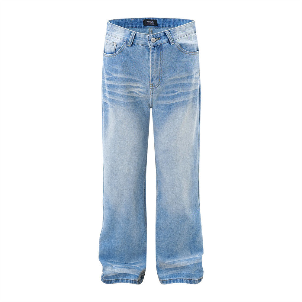 Inkjet Gradient Light-colored Jeans